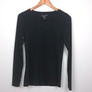 The Limited Long Sleeve 'Perfect Tee' | Womens S | Black